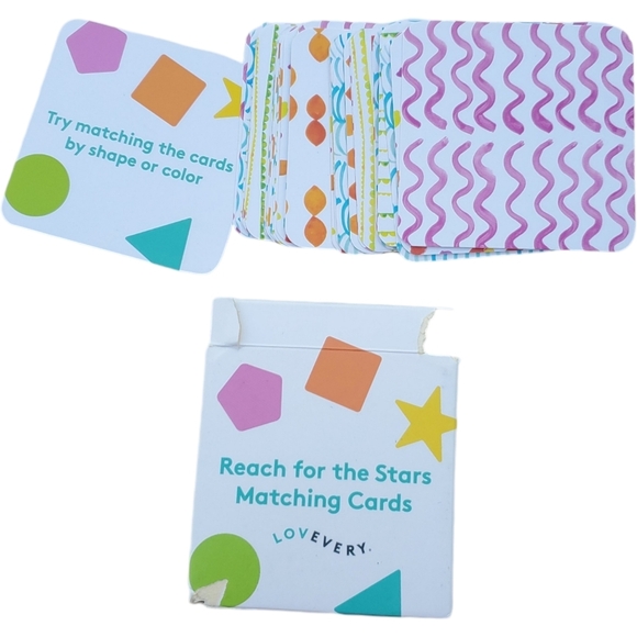 Lovevery Free Spirit Reach For The Stars Matching Cards Months 34-36 - Picture 1 of 2